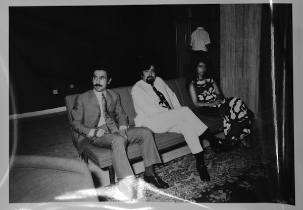 Iraqi artist, Dia al Azzawi with Ghazi and Najat Sultan, 1969.