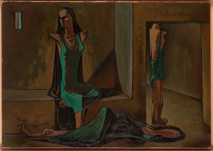 Untitled, c. 1943, by Ramses Younan. Musée de l’Institut du Monde Arabe, Paris. Younan family/Nabil Boutros/www.ramsesyounan.com