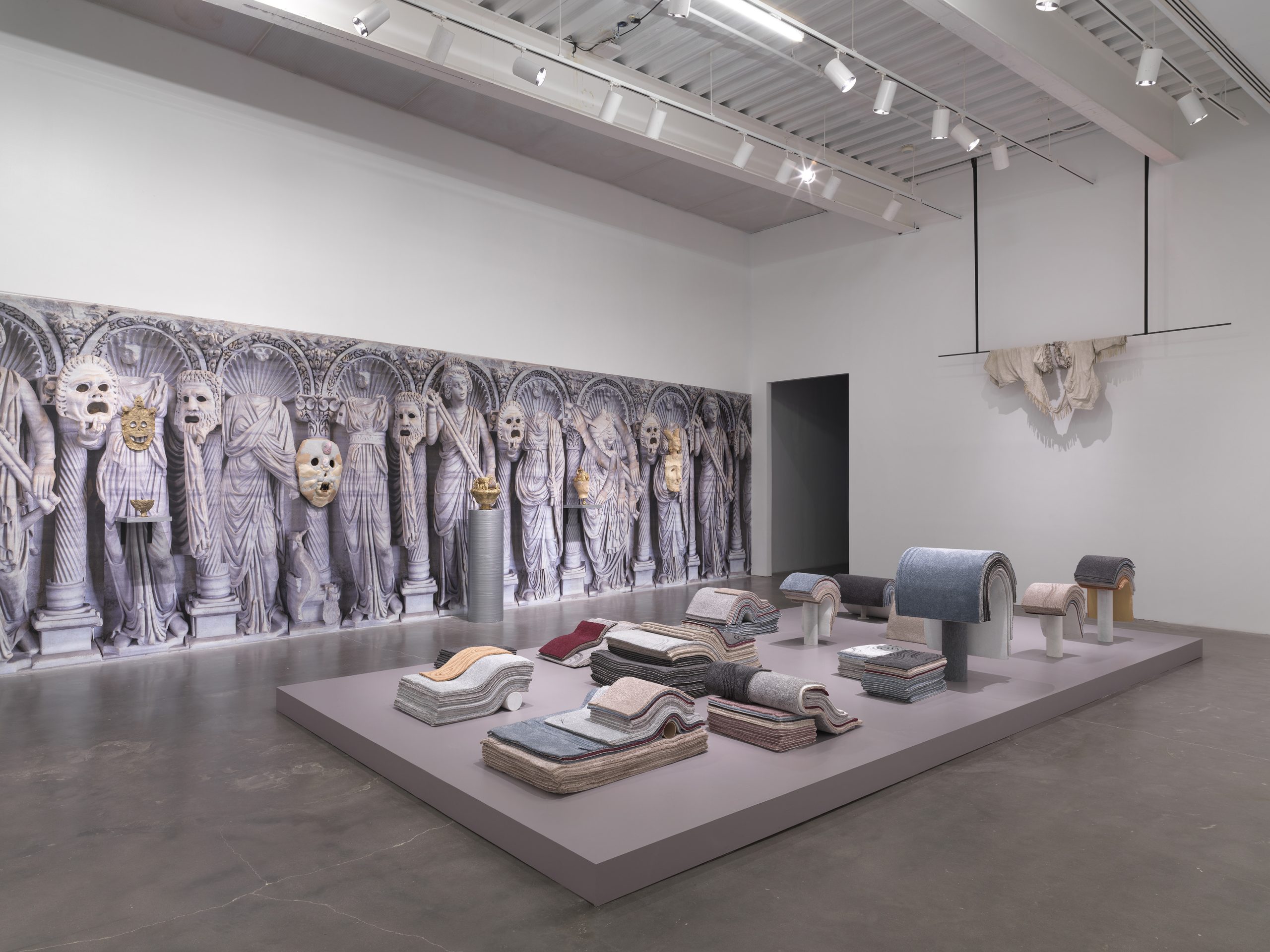 Nothing Further Beyond, 2021, Installation view New Museum “2021 Triennial: Soft Water Hard Stone,” New York Photo: Dario Lasagni. Courtesy: The artist and Green Art Gallery Dubai