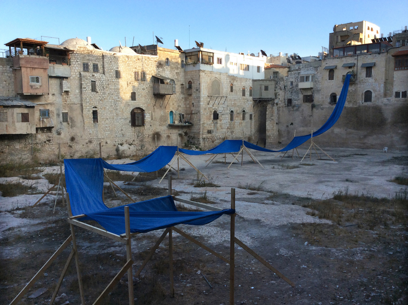 The Recovery of An Early Water, 2014, Site-Specific Installation Jerusalem Show VII, 2014 Photo: The artist