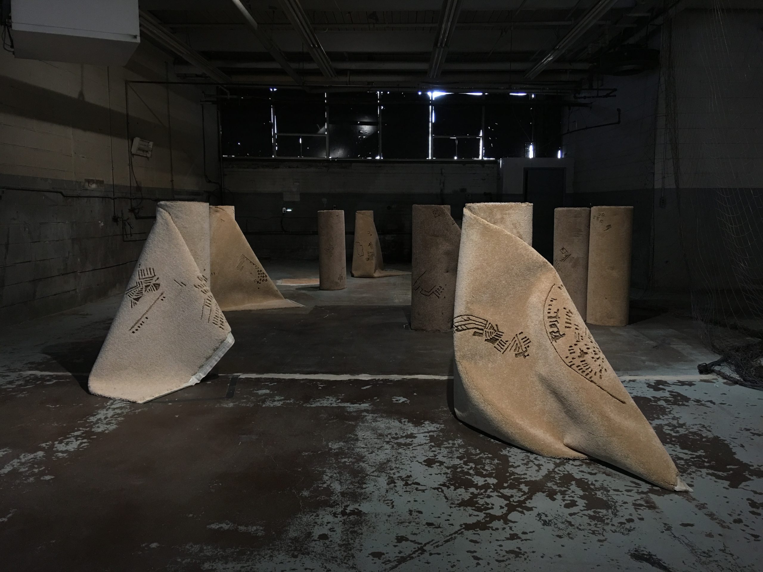 Reveries of an underground forest, 2019, Installation view. 
1st Inaugural Toronto Biennial. Photo : Toronto Biennial. Courtesy: The Artist and Green Art Gallery Dubai
