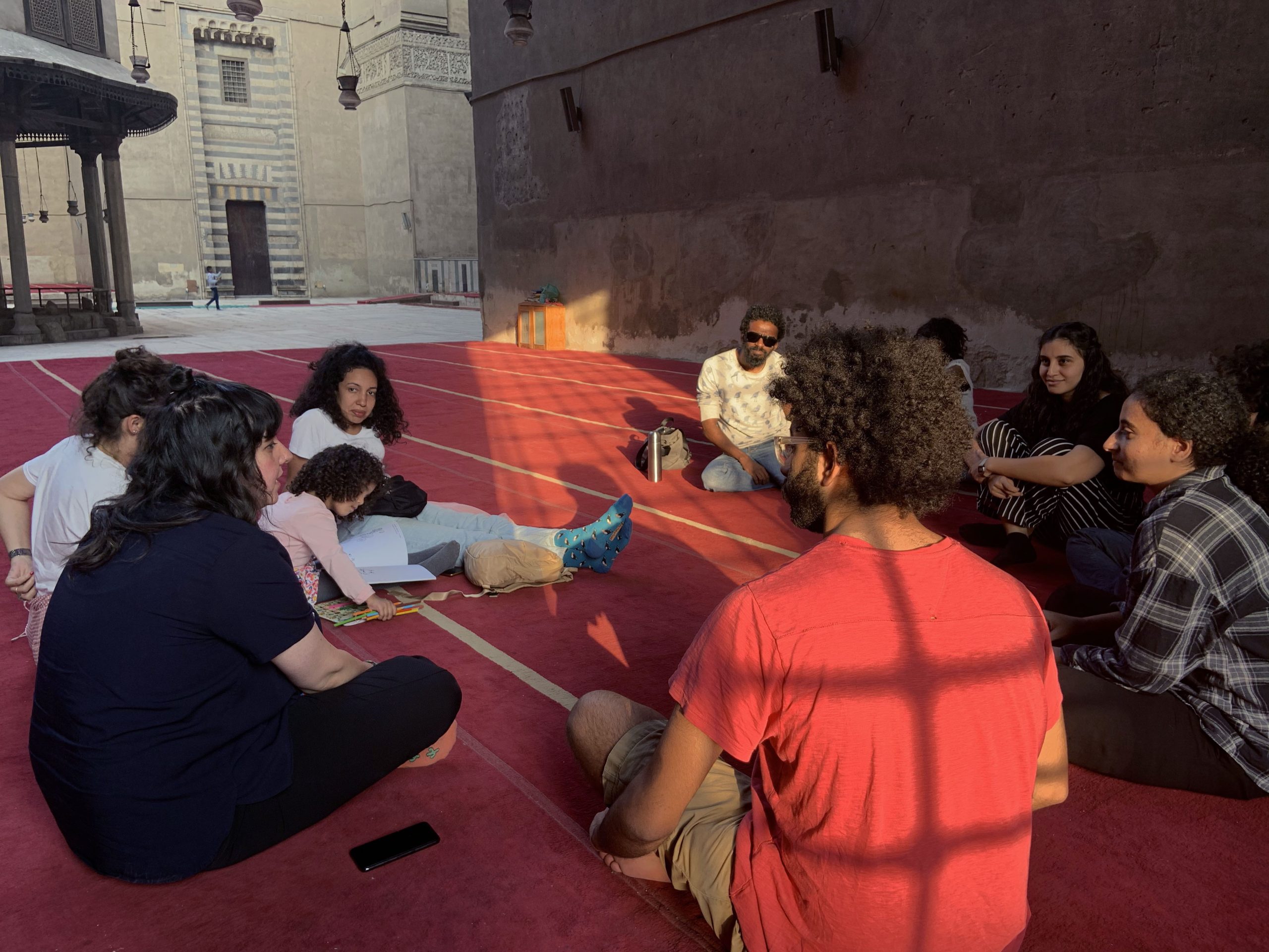 Field Trip on Schools, with Sarah Maher, 2019, Mosque-Madrassa of Sultan Hassan, Cairo. Photo Credit: Mahmoud Khattab.
