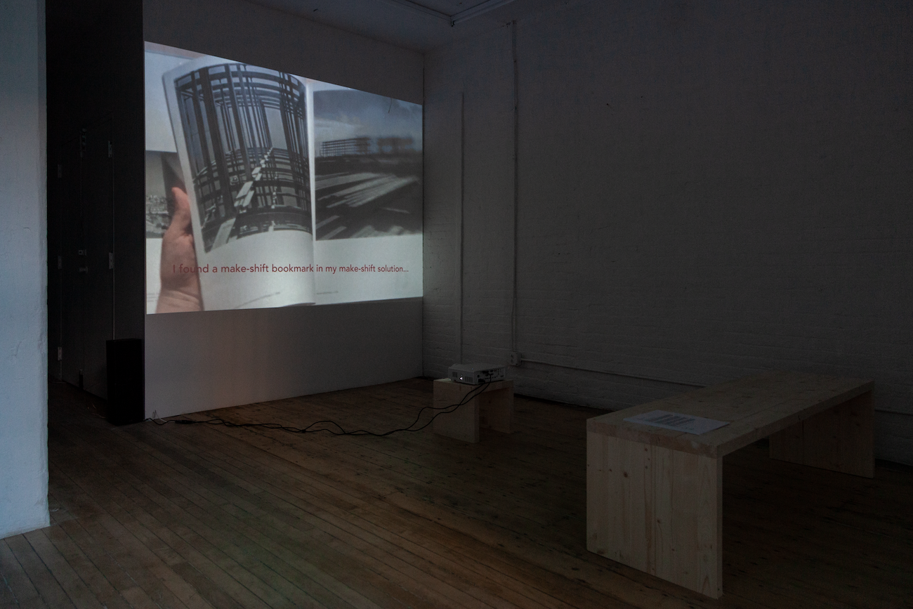 Installation view, 2021, Tourist (2019-2020), Elma artist-run space, Brooklyn, NY.