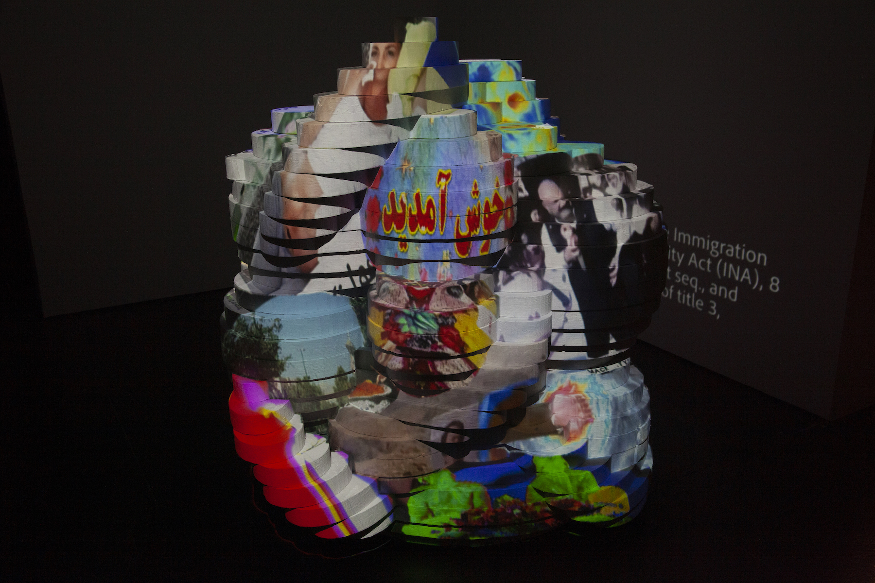 #EverChangingFacade, 2020, 360 Video Projection Mapping Upon Foam Sculpture,
5 x 5 x 5 ft
