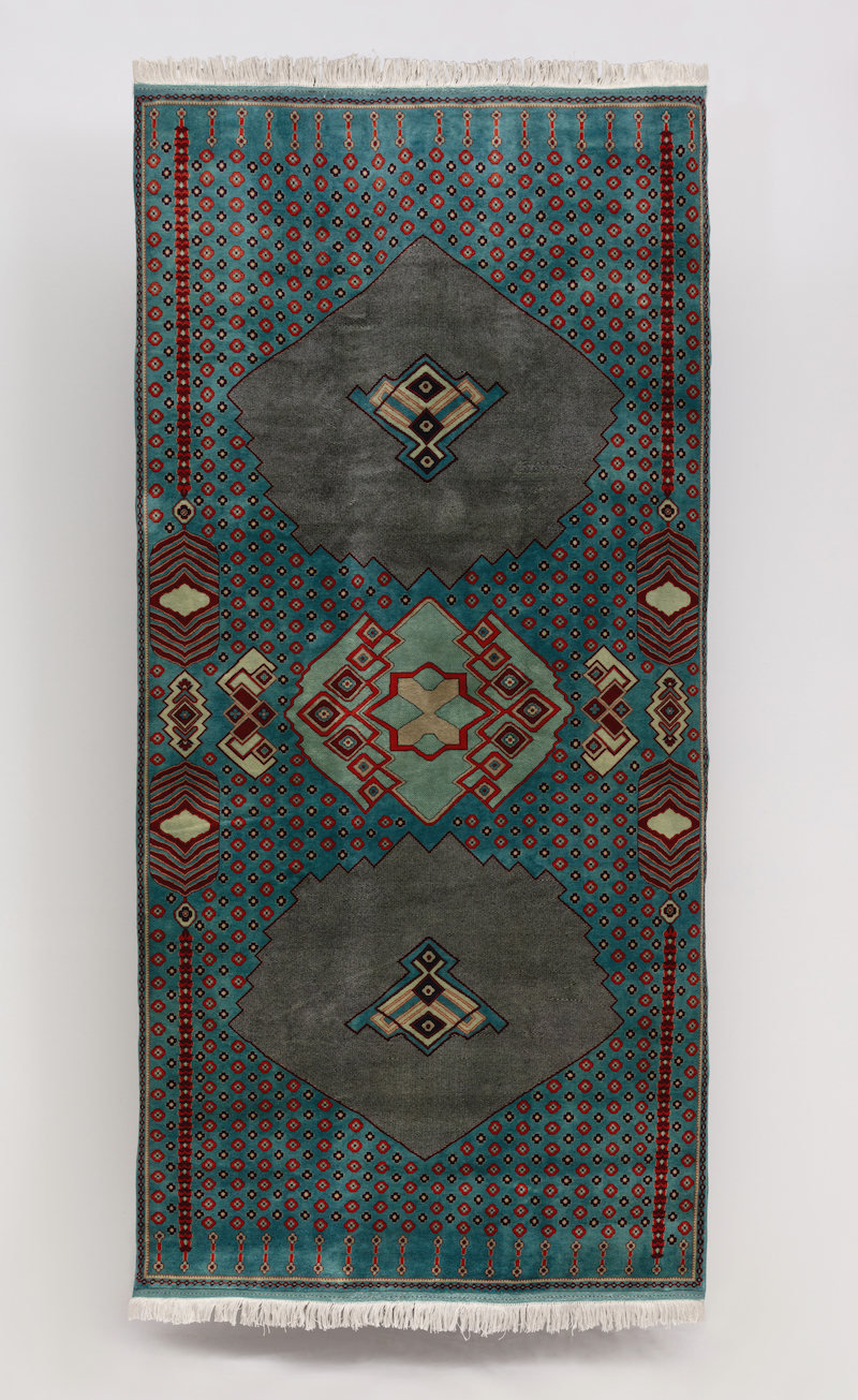 Zarghoon Carpet, 2021, Handwoven Wool Carpet, 135 x 66 in 