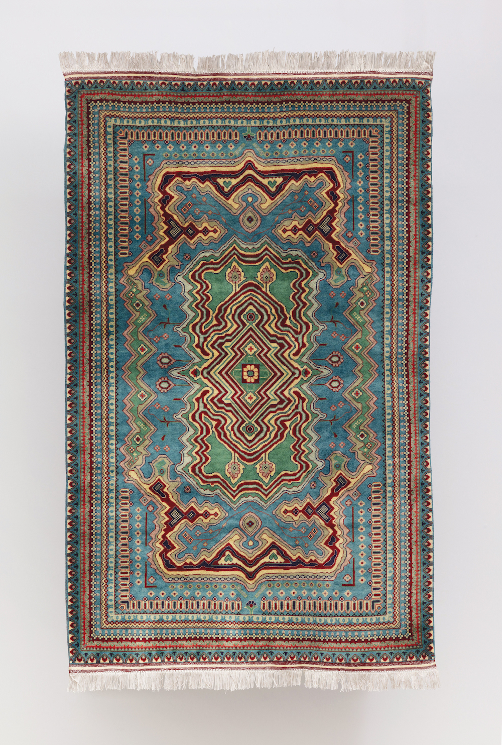 MBTC N1, 2021, Handwoven Wool Carpet, 76.5 x 49.5 in 